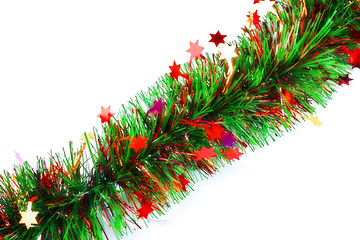 Image showing christmas tinsel garland