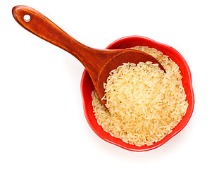 Image showing Bowl Of Raw Rice