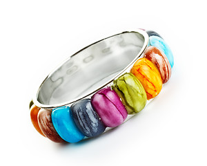 Image showing bracelet with color stones