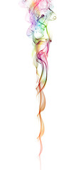 Image showing Color Smoke On White