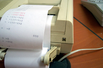 Image showing printing calculator