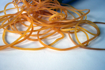 Image showing group of rubber bands