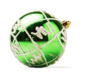 Image showing green decoration ball