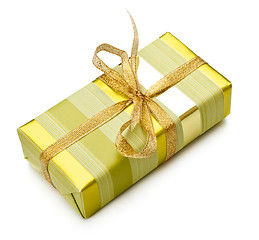 Image showing yellow gift box