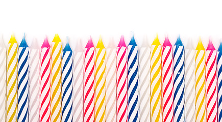 Image showing Birthday Candles