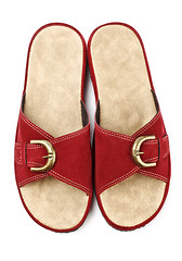 Image showing red slippers