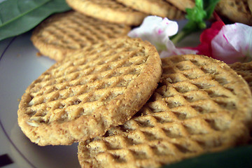 Image showing oatmeal cookies