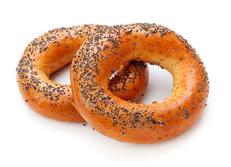 Image showing Bagels With Poppy Seeds