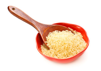 Image showing Bowl Of Raw Rice