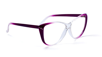 Image showing purple eyeglasses