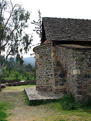 Image showing St. Mary's by the side. Asinou. Cyprus