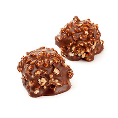 Image showing chocolate candy with nuts