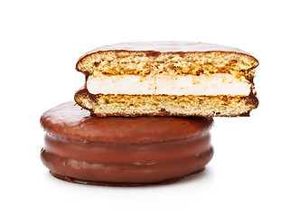 Image showing Chocolate Sandwitch Biscuits