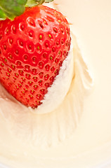 Image showing Strawberry in Sour Cream