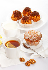 Image showing Tea With Cakes
