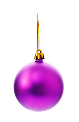 Image showing Purple Christmas Ball