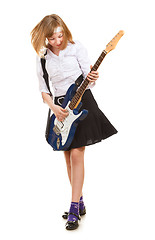 Image showing Teen Girl Rockstar