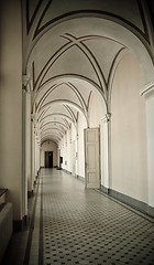 Image showing corridor in old building