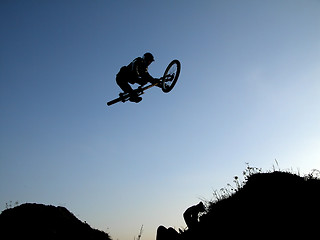 Image showing Bike jump