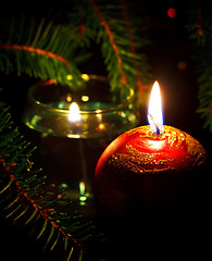 Image showing two candles