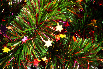 Image showing christmas tinsel