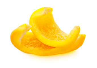 Image showing Yellow Paprika Slices