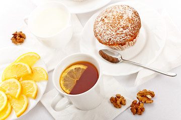 Image showing Tea With Cakes