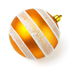 Image showing yellow decoration ball