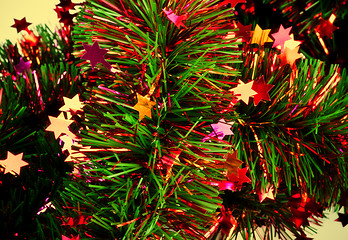 Image showing christmas tinsel