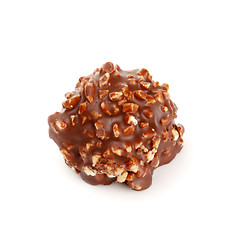 Image showing chocolate candy with nuts