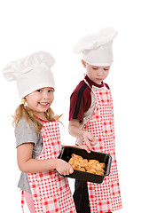 Image showing children with baking