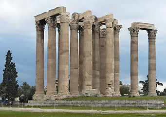 Image showing Remains of Olympieion temple 