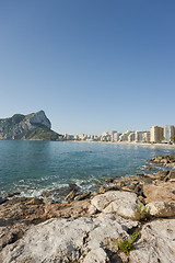 Image showing Calpe coastline