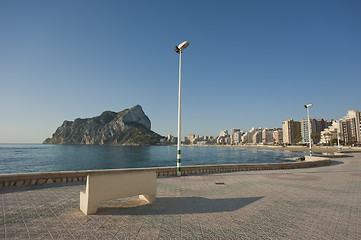 Image showing Beach promenade