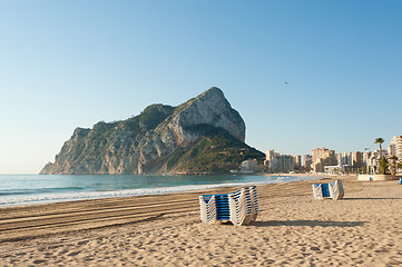 Image showing Calpe beach