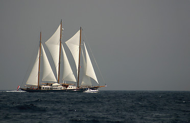 Image showing old sailing boat