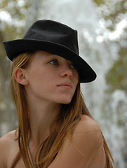 Image showing teenager and hat