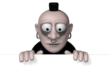 Image showing gothic cartoon character