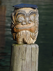 Image showing Carved Face