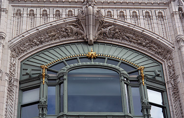 Image showing Ornate Window Boston Massachusetts