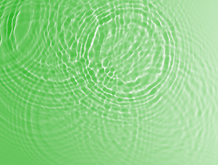 Image showing abstract green water ripple background