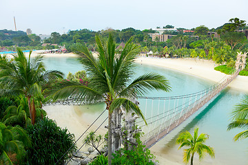 Image showing landscape in sentosa, Singapore