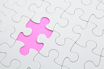 Image showing puzzle with missing piece