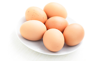 Image showing fresh eggs