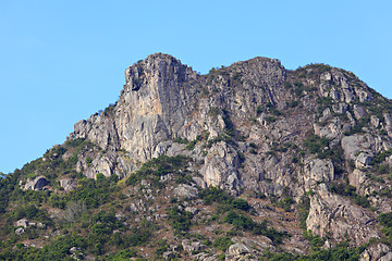 Image showing Lion Rock in Hong Kong