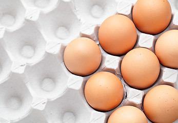 Image showing eggs in box