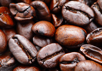 Image showing brown coffee, background texture