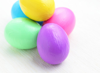 Image showing Colorful Easter Eggs