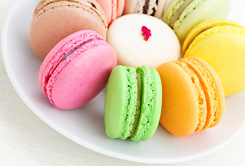 Image showing colorful macaroon