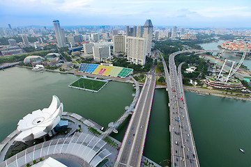 Image showing Skyline of Singapore